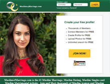 Tablet Screenshot of muslims4marriage.com